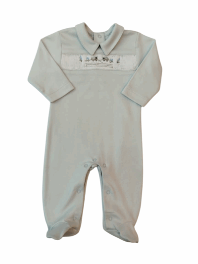 Macacão gola babado faixa carneiro