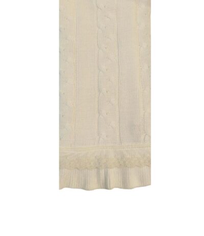 Manta Trança Renda Flor