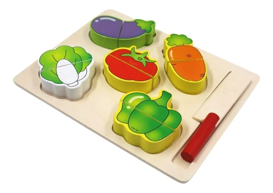 Legumes de madeira com encaixe