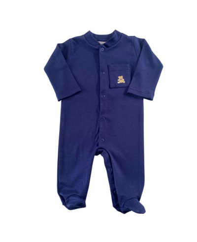 Macacão Bordado No Bolso