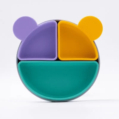 Prato de Silicone com Divisórias Removíveis