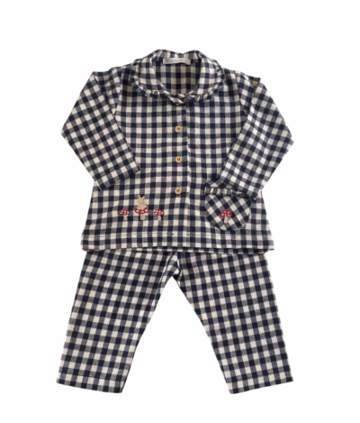 Pijama Flanela Bordado
