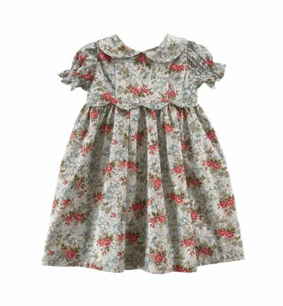 Vestido Pétalas Gola Redonda