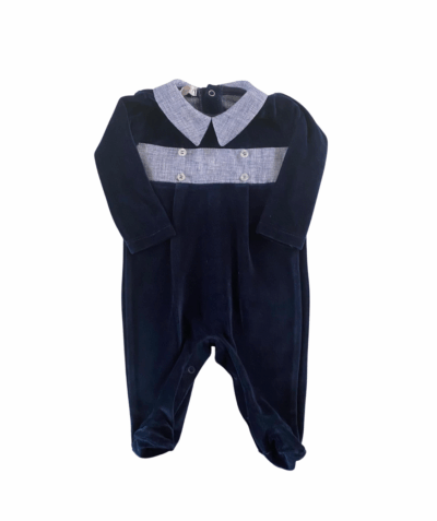 Macacão Masc Faixa Prega Botões