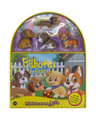 Miniaturas em ação filhotes fofinhos