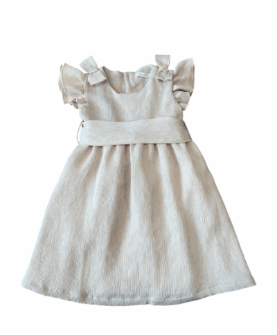 Vestido Plissado Laços