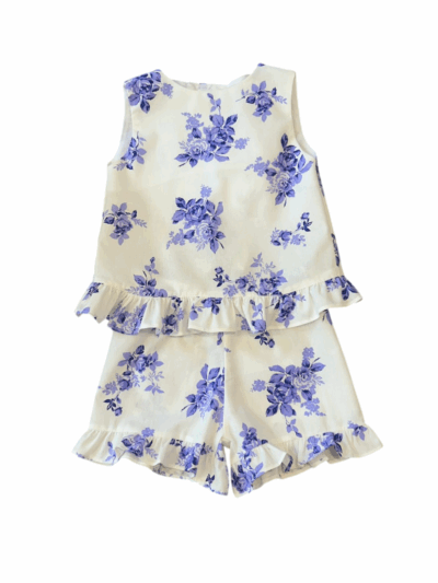 Conj. Bata e Shorts Lavanda