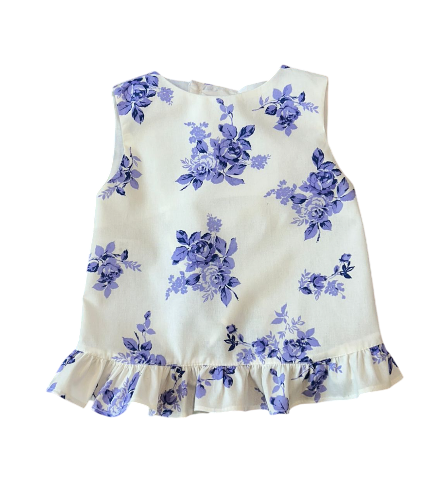 Conj. Bata e Shorts Lavanda - Imagem 2