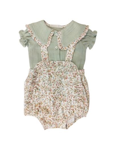 Conjunto Jardineira Babadinho Positano