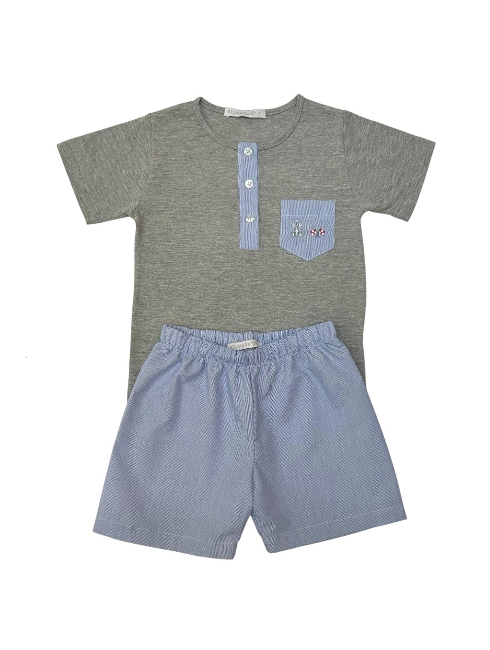 Pijama Bordado Carrinho F1