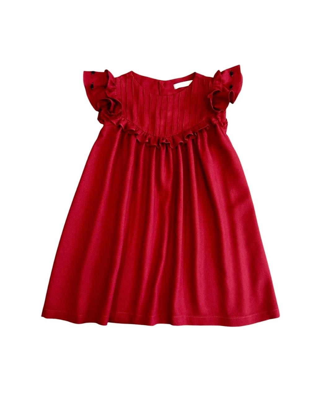 Vestido Pala Nervura Rococó