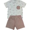 Conjunto Bata e Shorts Navy