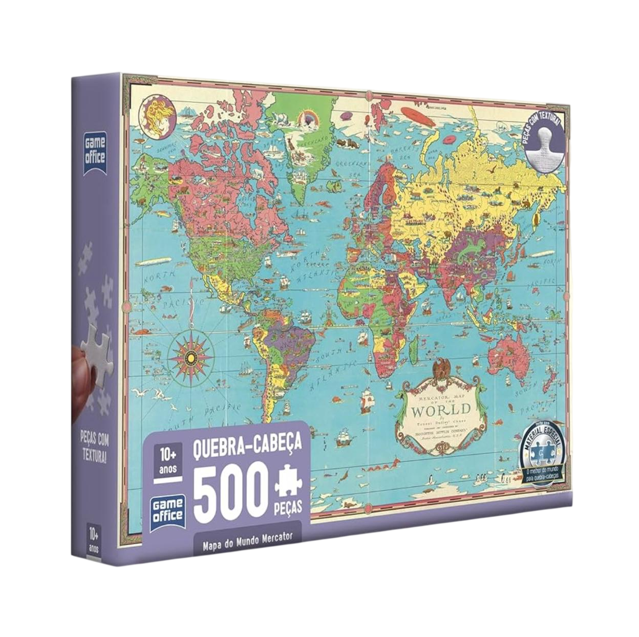 Quebra Cabeça Mapa do Mundo