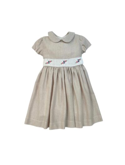 Vestido Faixa Smok Listrado