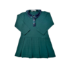 Vestido Polo Saia Pregueada