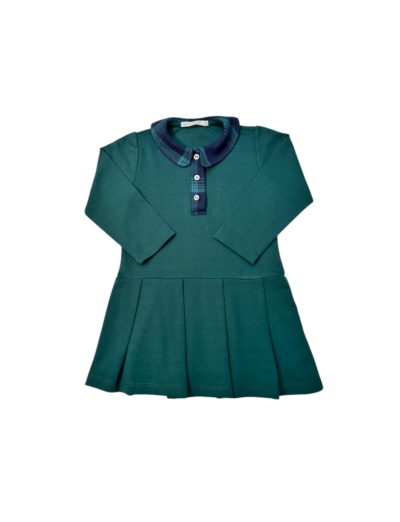 Vestido Polo Saia Pregueada