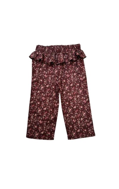 Calça Babado Floral Milano
