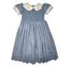 Vestido Smok Cerejeira Azul Claro