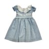 Vestido Xadrez Babadinho Azul