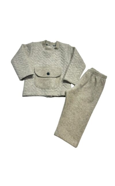 Conjunto Bebe Bolso Canguru Mescla