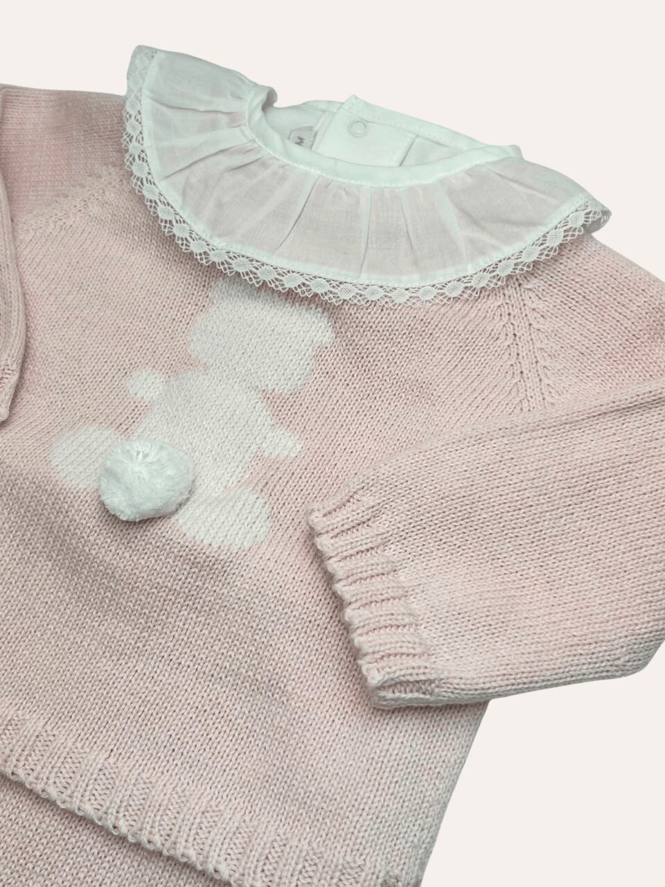 Conjunto Tricot 2 Peças Ursa Rosa - Imagem 2