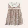 Vestido Ponto Palito Floral Vermenho