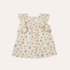 Bata Floral Pétalas Cru