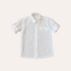 Camisa Bolso Embutido Branco