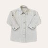 Camisa Básica Maquinetado Cinza