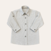 Camisa Básica Maquinetado Cinza
