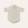 Body Camisa Lucca Bege