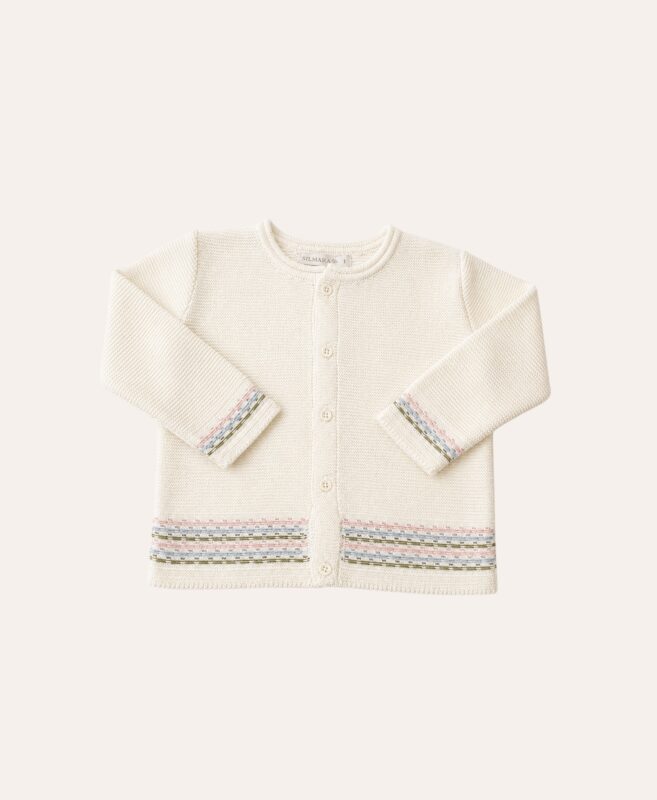 Cardigan Póa Pétalas Off White