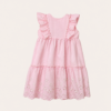 Vestido Lese Pétalas Rosa