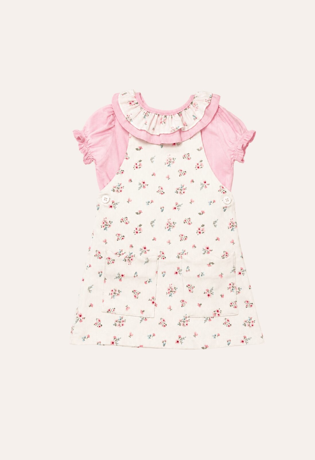 Jumper Floral Pétalas Cru