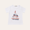 Camiseta Barco Aquarela Branco