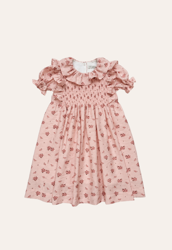 Vestido Lastex Floral Rose