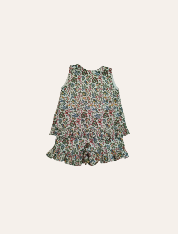 Conjunto Bata e Shorts Floral Pomar