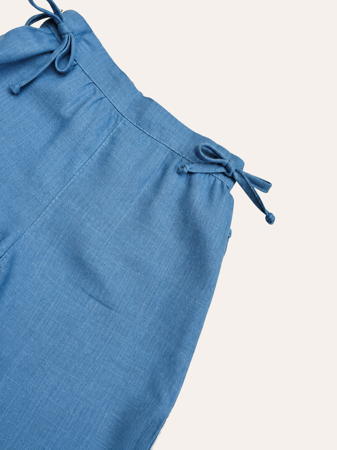 Calça Pescador Renda Azul Jeans - Imagem 2