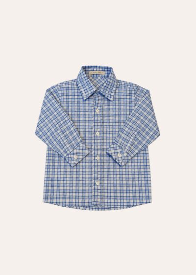Camisa Básica Xadrez Azul