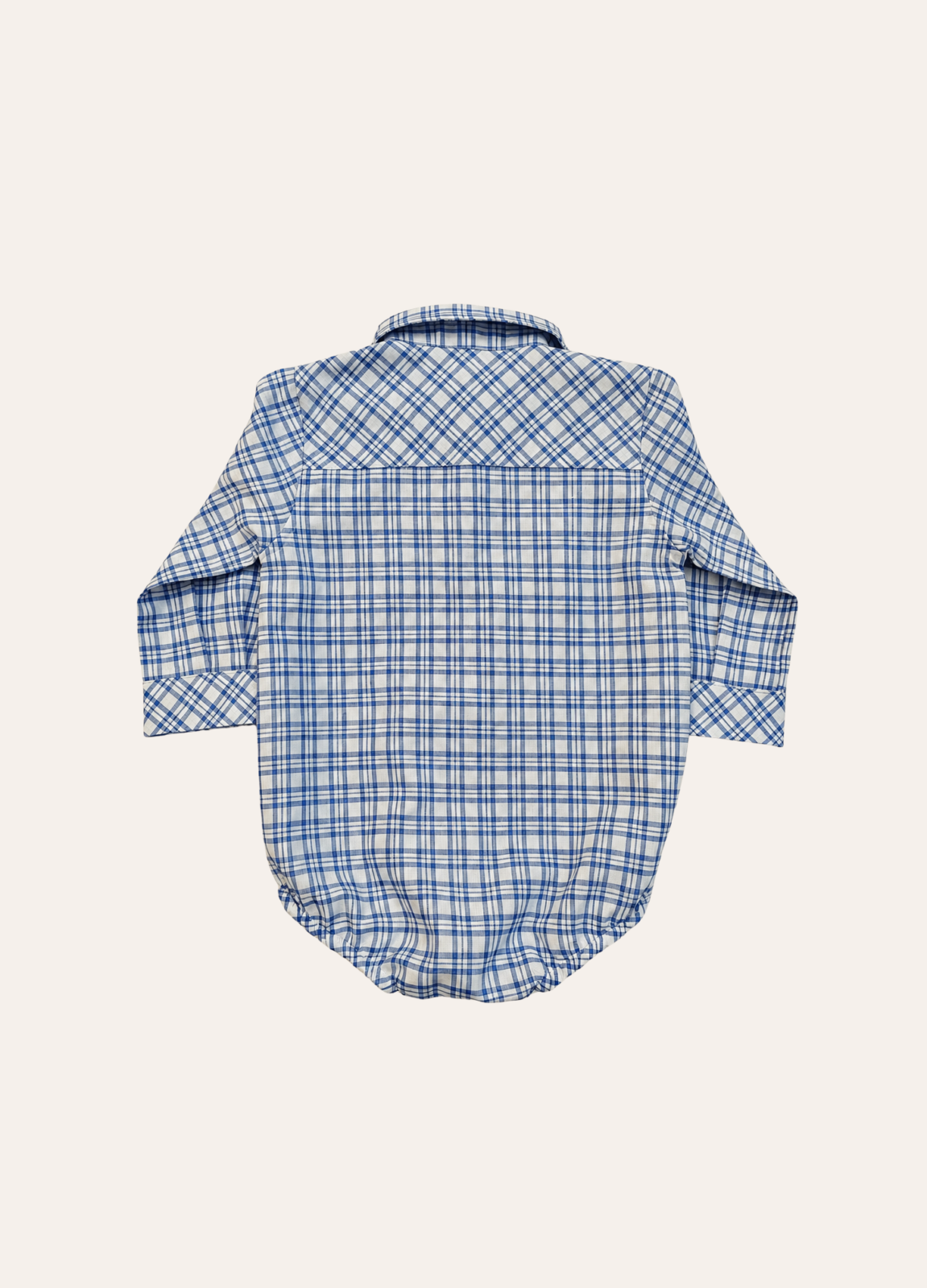 Body Camisa Lucca Xadrez Azul - Imagem 3