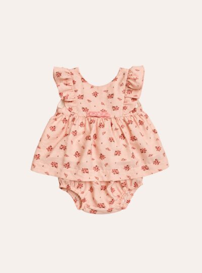 Conjunto Batinha Floral Rosê