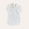 Body Redondo Flor Amarelo