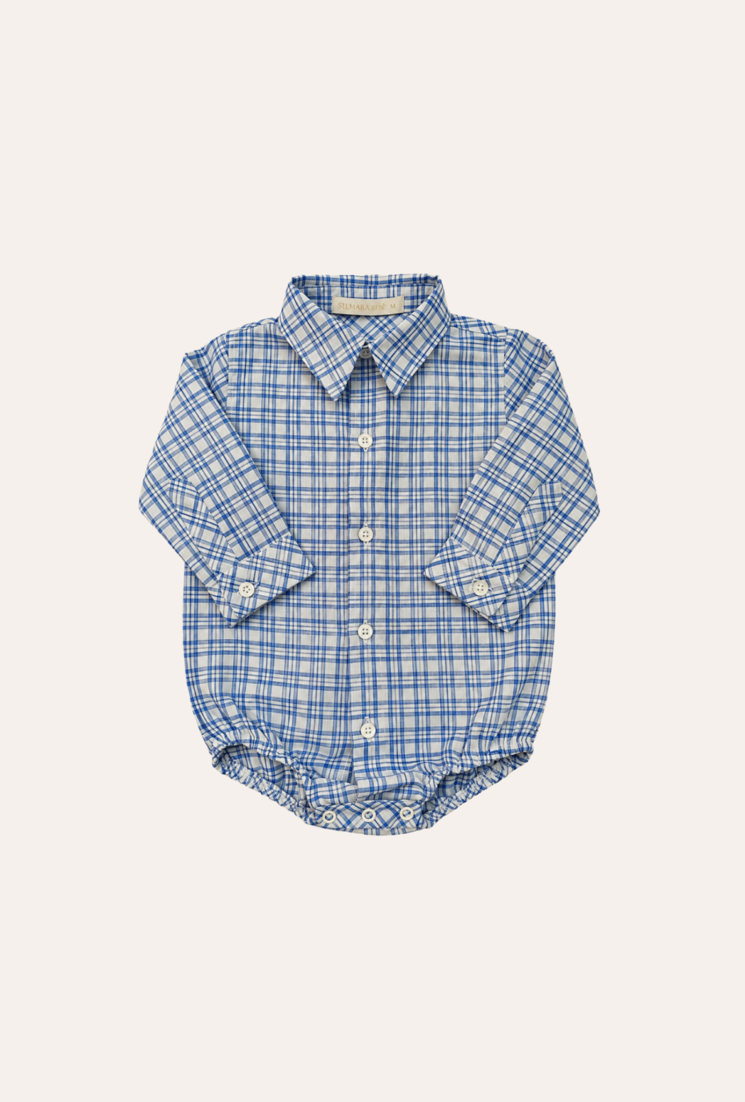 Body Camisa Lucca Xadrez Azul