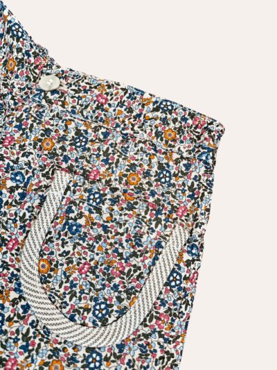 Shorts Bolso Viés Floral Verbena - Imagem 2