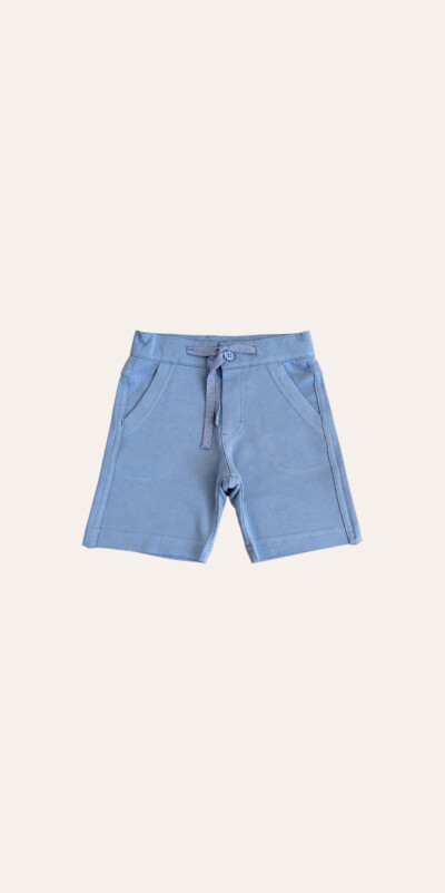 Bermuda Moletinho Trançador Azul Jeans