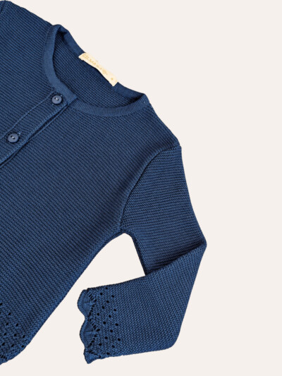 Cardigan Verbena Azul Oceano - Imagem 2