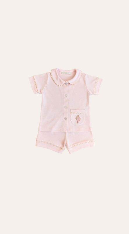 Pijama Pima Cotton Sianinha Rosa