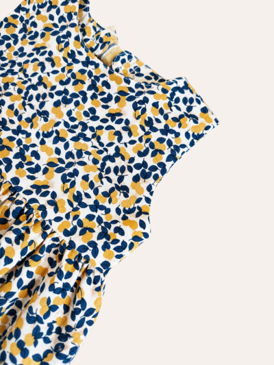 Vestido Ondas Laço Limão Siciliano - Imagem 2