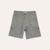 Bermuda Recorte Martingale Azul Jeans