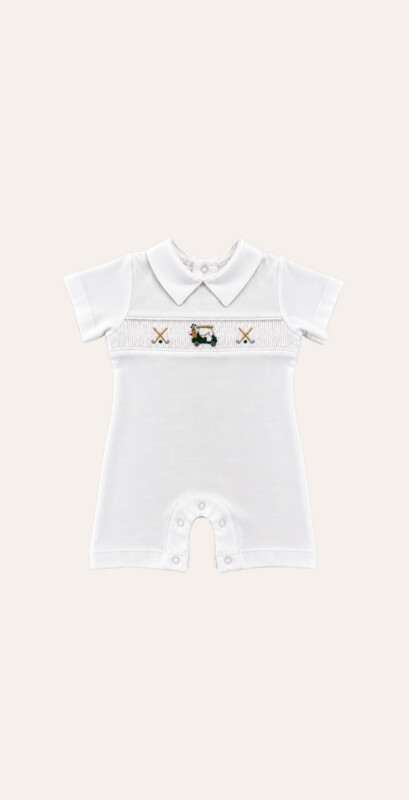 Macaquinho Polo Pima Golf Branco